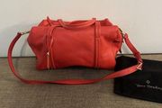 Vera Bradley | Mallory Leather Satchel Bag | Red Canyon Sunset- MSRP $248~NEW