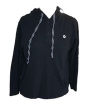 AirWalk Black Long Sleeve Henley Pullover