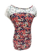 Nwot Paper Moon Floral Lace Top Size 2X