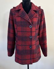 Plaid Jacket Sz M