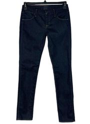 Hudson SZ 27 Carefree Jeans Low-Rise Straight Leg Pockets Dark Wash Blue *SAMPLE