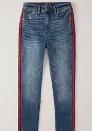 Abercrombie Simone High Rise ankle jeans 