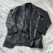 Forever 21 Black Leather Jacket