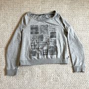 Oakley “Breaking the Mould” Gray Boatneck Sweatshirt