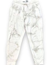 White And Brown Tie Dye Joggers