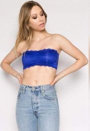 NWT Anemone Blue Lace Bandeau (M/L)