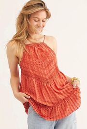 Free People Elisa Tunic in Paprika