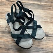 Antelope black sandals 10