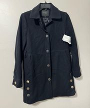 Maje Wool Black Coat size 36