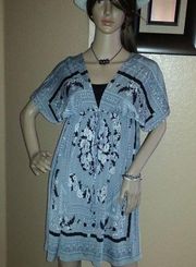 Cristinalove Deep V Neck Summer Dress Size Large