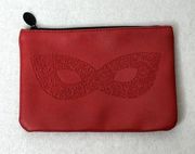 Red Masquerade Mask Ipsy Makeup Bag