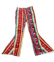 Western Aztec Women’s Flare Bell bottoms size Large