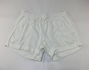 Old Navy White Linen Blend Pull On Shorts L