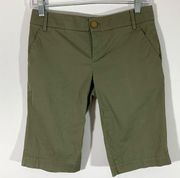 Tory Burch Olive Green Shorts