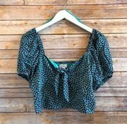 Band of Gypsies Santo Domingo Floral Crop Top Size Medium NWT