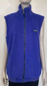 Vintage Purple  Fleece Vest