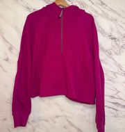 Lululemon Ripened Raspberry Scuba Oversized Half-Zip Hoodie