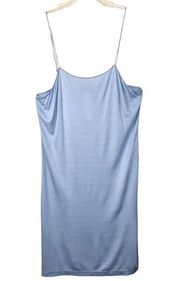 Akris Baby Pastel Powder Blue Slip Dress