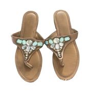 . Size 8 Beaded Sandals