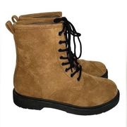 Charles Albert Tan Lace up Anke Boots(Size 8)