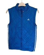 Adidas Y2K Blue Quilted Vest XL