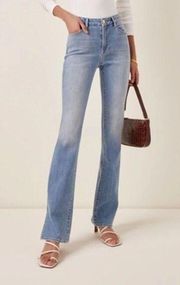 FRAME Le Mini Boot Cut Slit High Waist Jeans