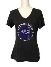 NWOT Baltimore Ravens V-Neck Tee T Shirt Top New