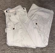 White Cargo Pants