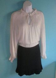 Current Air Blouse Size XS Off White