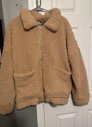 Wild Fable Tan Teddy Jacket