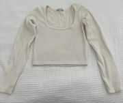 ZARA Long Sleeve Seamless Top