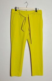 SALE! Yellow  Marisa Tie-Waist Trousers Size 6 EUC