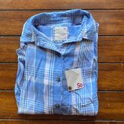 Button up Flannel “Favorite Shirt” (Size: Small)