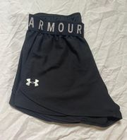 Under Armor Black Athletic Shorts 