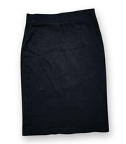 Black Bodycon Skirt, Women's S