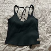 Vuori Army Green Strappy Tank top size small