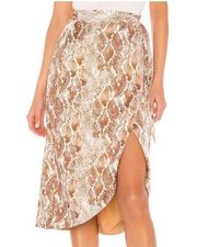 NWOT House of Harlow X REVOLVE Avani Skirt in Cinnamon Brown Size XXS