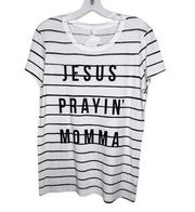 Ruby's Rubbish "Jesus Prayin' Momma" T-Shirt nwt