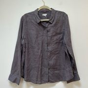 Garnet Hill Easy Linen Button-Down Shirt