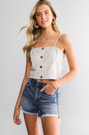 Buckle Cropped Tank - NWT