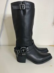 Smith Black Leather Boots