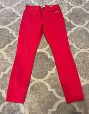 Frame le high skinny jeans size 27 pink