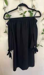 Black Off The Shoulder Dress