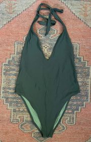 Plunge One Piece Swimsuit