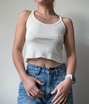 Brandy Melville NWT  Beyonca Crop Tank Top in Ivory