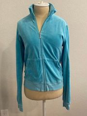 Vintage Y2K Light Blue  Track Jacket