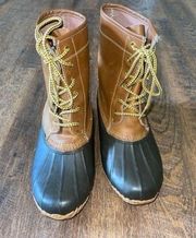 Khombu Womens Lori Duck Boots size 8M