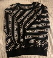 Met Gala Karl Lagerfield Paris Sweater