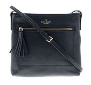 Kate Spade  Chester Street Dessi Crossbody Bag, Black Pebbled Leather