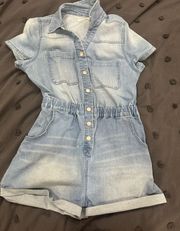 Denim Romper